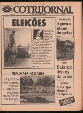 Cotrijornal 1986 julho-agosto, ano 14, nº137