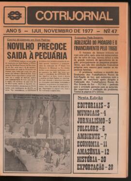 Cotrijornal 1977 novembro, ano 5, nº47