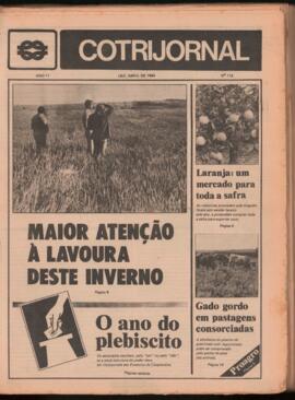 Cotrijornal 1984 abril, ano 11, nº113