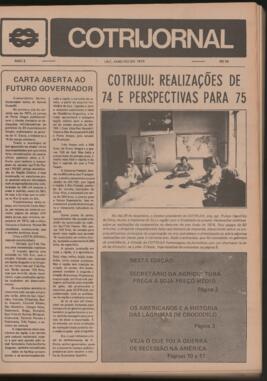 Cotrijornal 1975 janeiro, ano 3, nº16