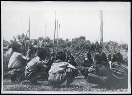 Crianças indígenas Kaingang de Inhacorá - RS em colônia de férias em Itaí-RS.
