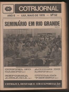 Cotrijornal 1978 maio, ano 6, nº52